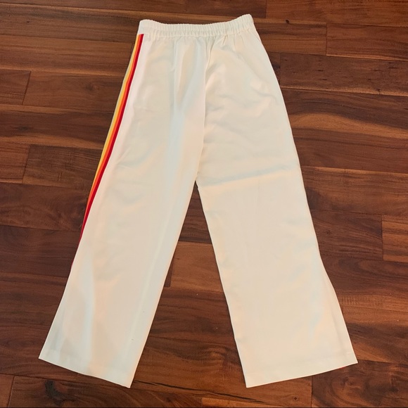 Central Park West Sandy Lane Striped Pant White Small - Picture 3 of 5